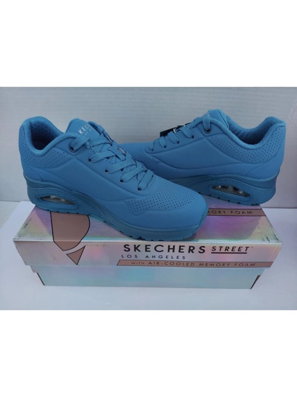 Skechers Street Uno Women's Sneakers Shoes - Night Shades - Blue-  Size 7